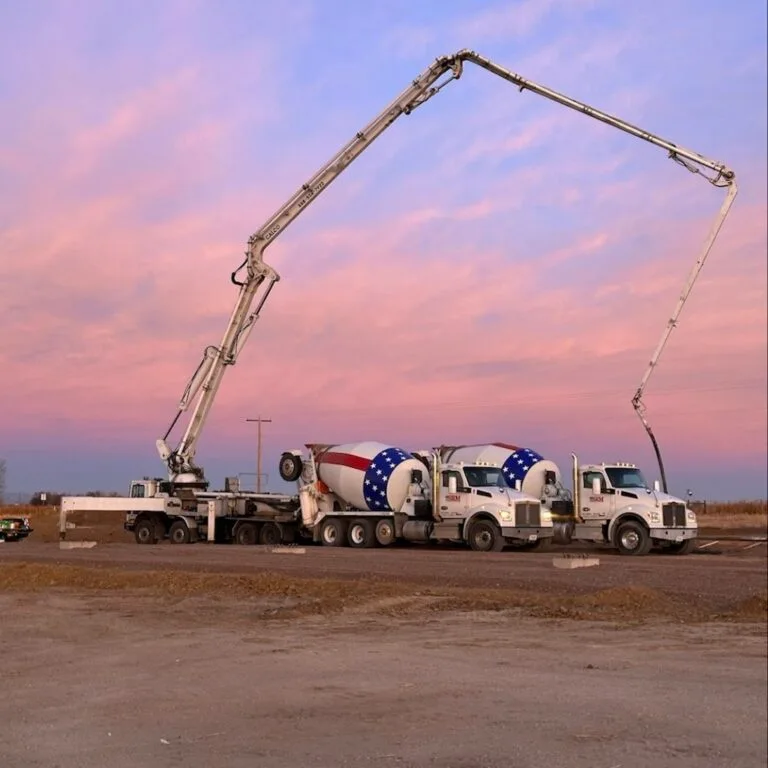 Concrete Pump Setup