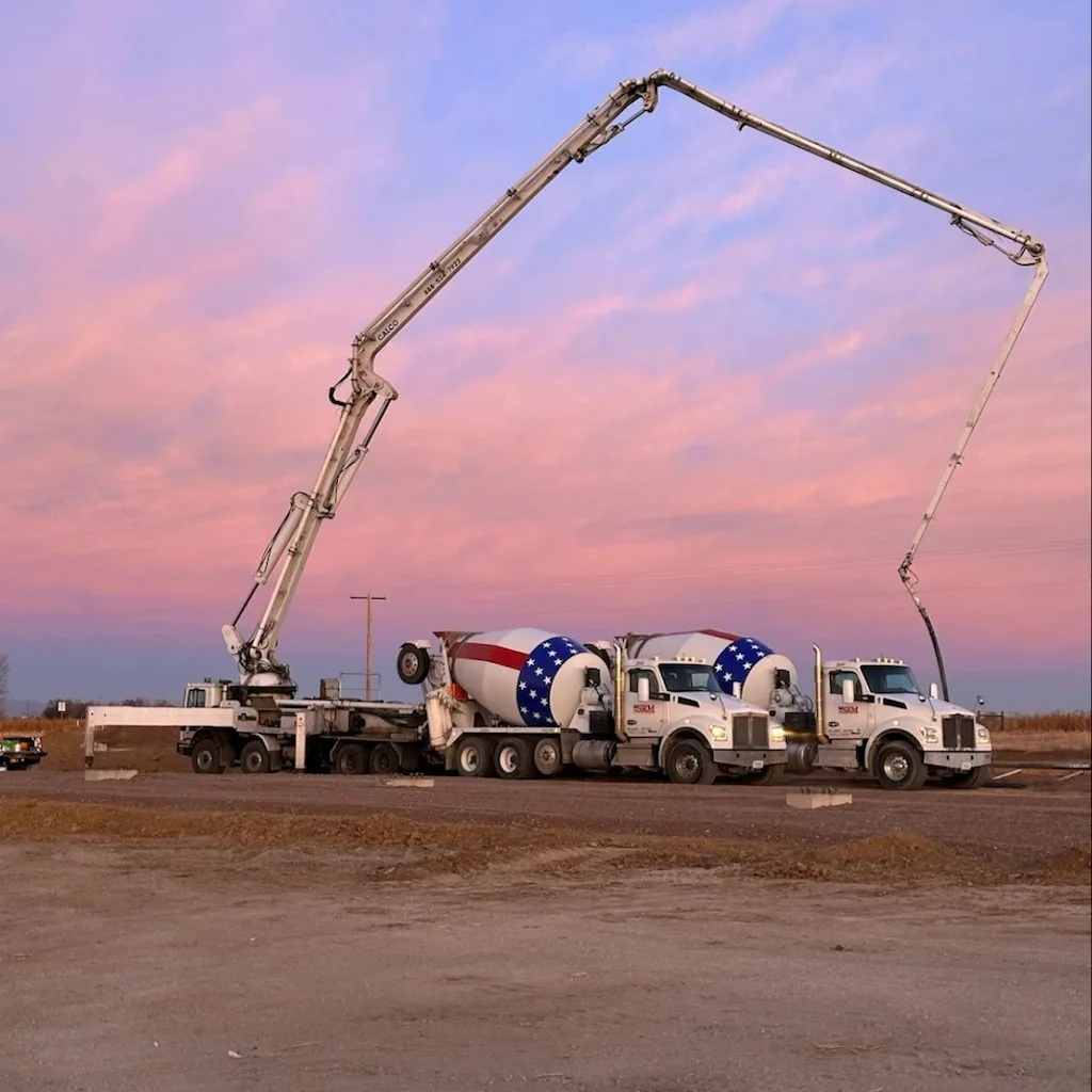 Concrete Pump Setup